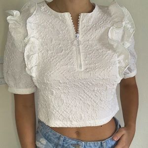 Zara white Top